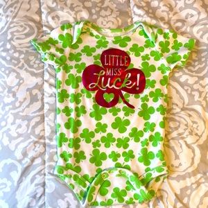 18m “Little Miss Luck” onesie